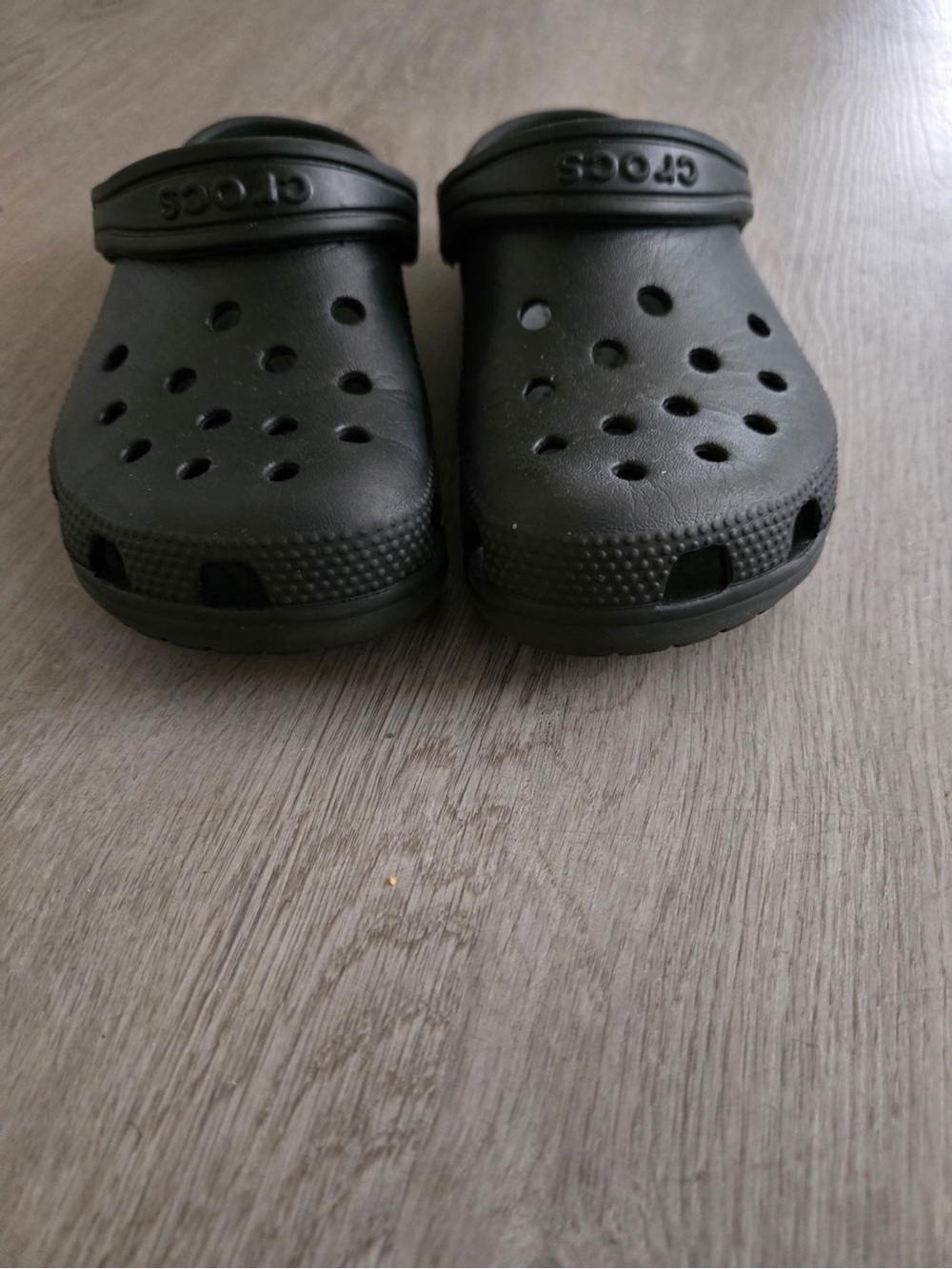 CROCS Kids Black Classic Clog Sandals